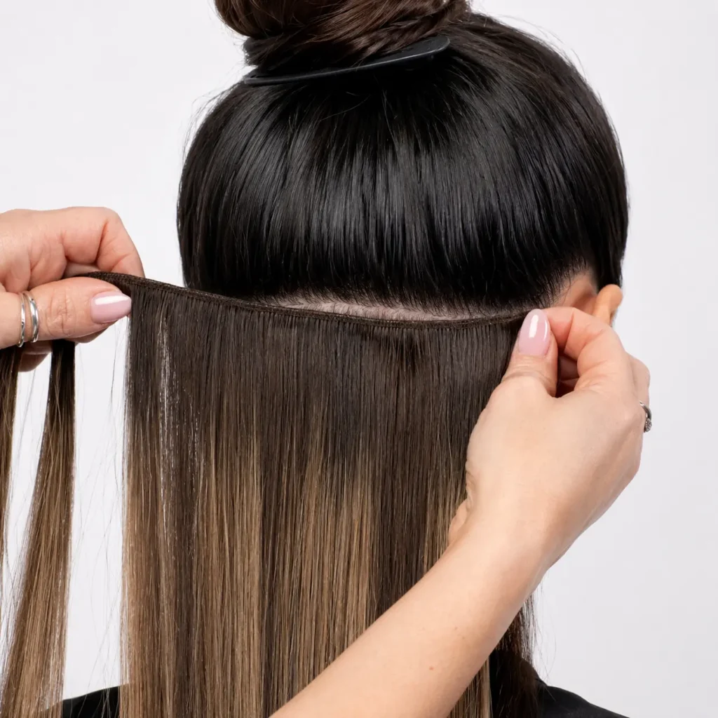 Tape and Beaded Weft Extensions