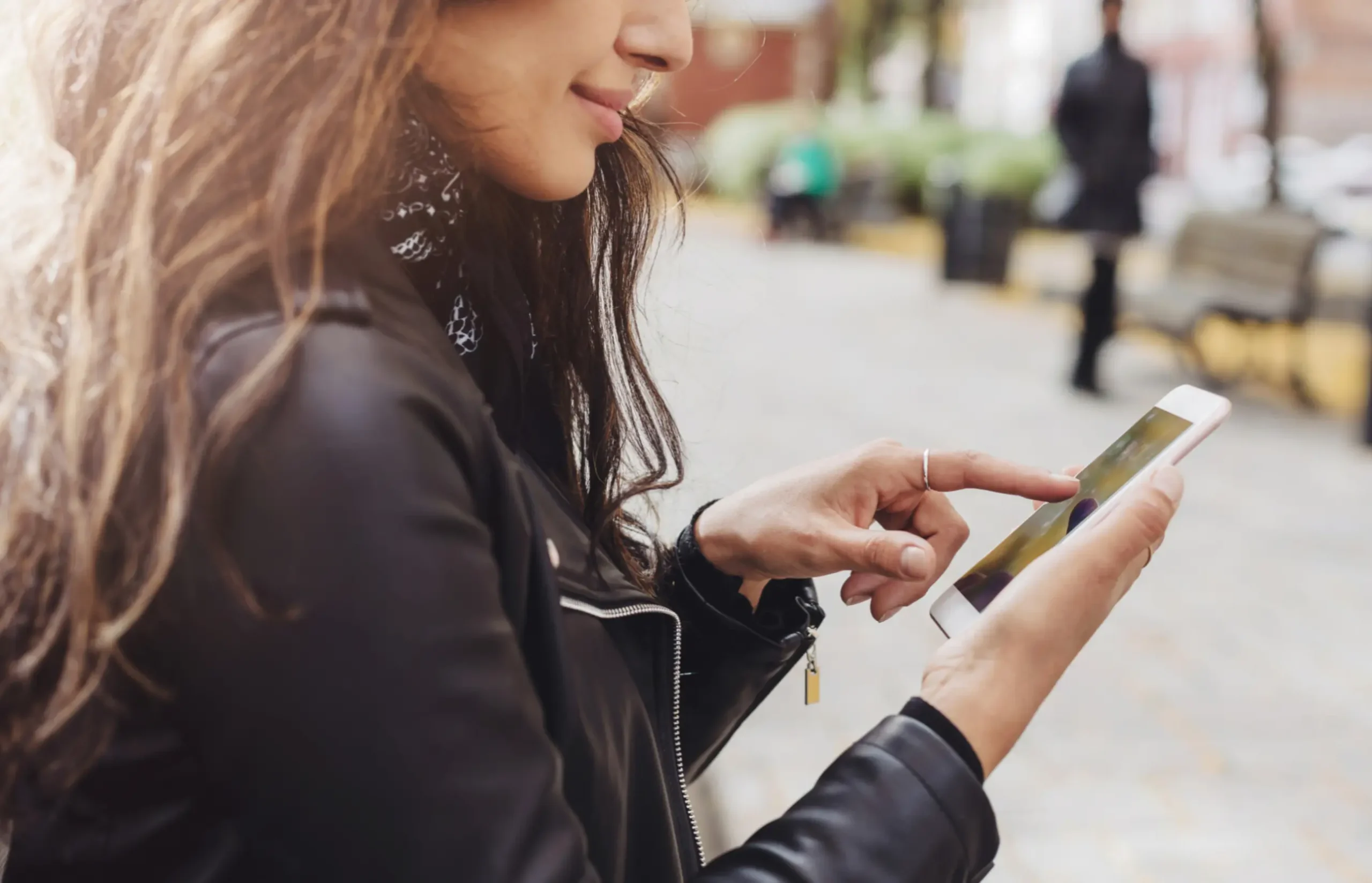Client using the BOCCI app on a phone